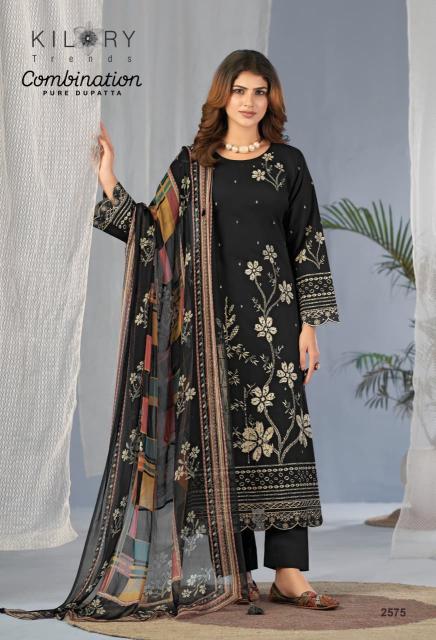 Kilory combination designer dress materials in mumbai wholesale